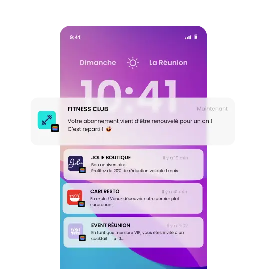 Visuel qui illustre la possibilité d'offrir une expérience client unique et totalement personnalisé, grâce une approche innovante de communication digitale sur smartphone.